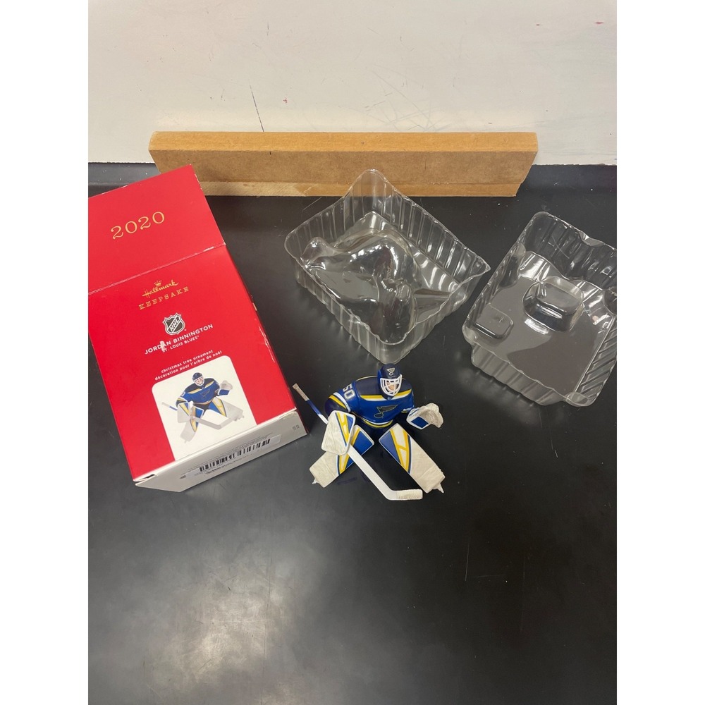 Hallmark Keepsake Ornament NEW Jordan Binnington NHL Hockey St Louis Blues MIB